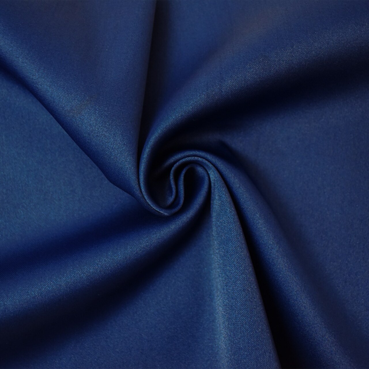 Dark Blue Poly Spandex Stretch Solid Stretch Lamour Woven Fabric By the Yard